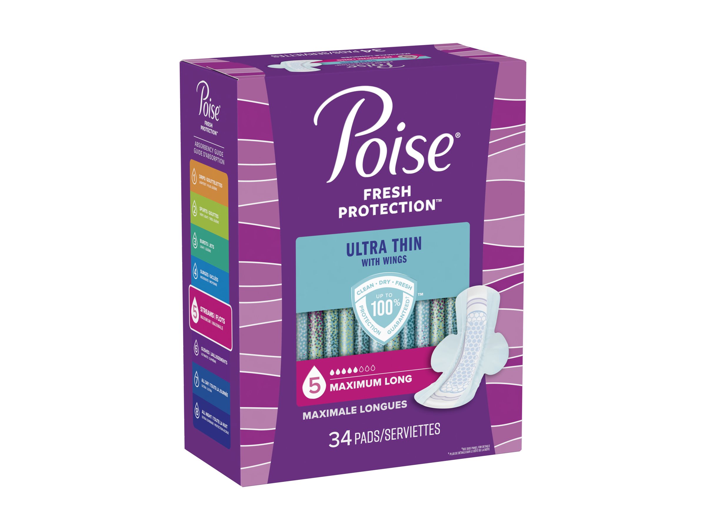 Poise Ultra Long Pads - Incontinence Pads - Poise Products