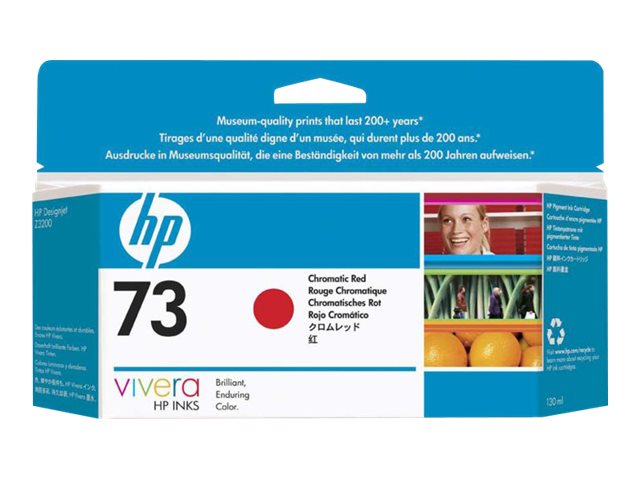 Image of HP 73 - chromatic red - original - DesignJet - ink cartridge