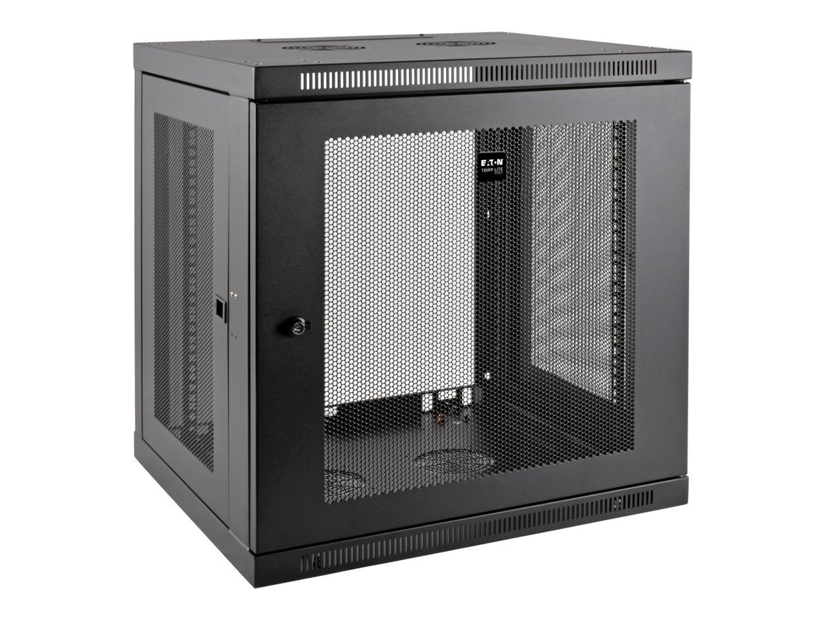 Tripp Lite 12U Wall Mount Rack Enclosure Server Cabinet Low Profile Deep