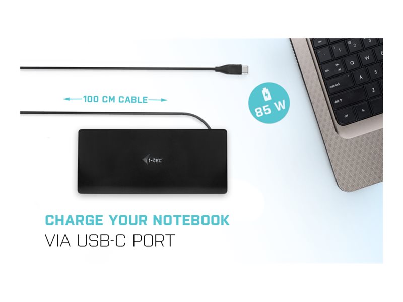 I-TEC USB-C Quattro Docking Station 85W