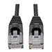 Eaton Tripp Lite Series Cat6a 10G Snagless Molded Slim UTP Ethernet Cable (RJ45 M/M), Black, 3 ft. (0.91 m)
