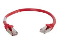 C2G 20ft Cat6 Ethernet Cable - Snagless Shielded (STP) - Red