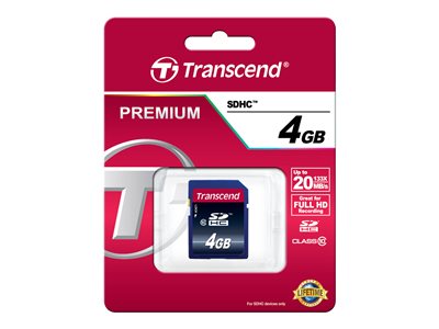 TRANSCEND Premium 4GB SDHC UHS-I