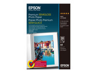 Epson Premium Semigloss Photo Paper - photo paper - semi-glossy - 20 sheet(s) - A4