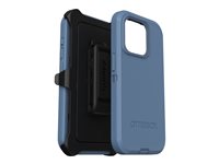 OtterBox Defender Series Beskyttelsescover Til mobiltelefon Baby blue jeans (blue) Polykarbonat Syntetisk gummi Apple iPhone 15 Pro
