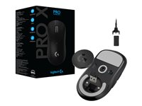 Logitech PRO X SUPERLIGHT Wireless Gaming Mouse - mouse - 2.4 GHz - black