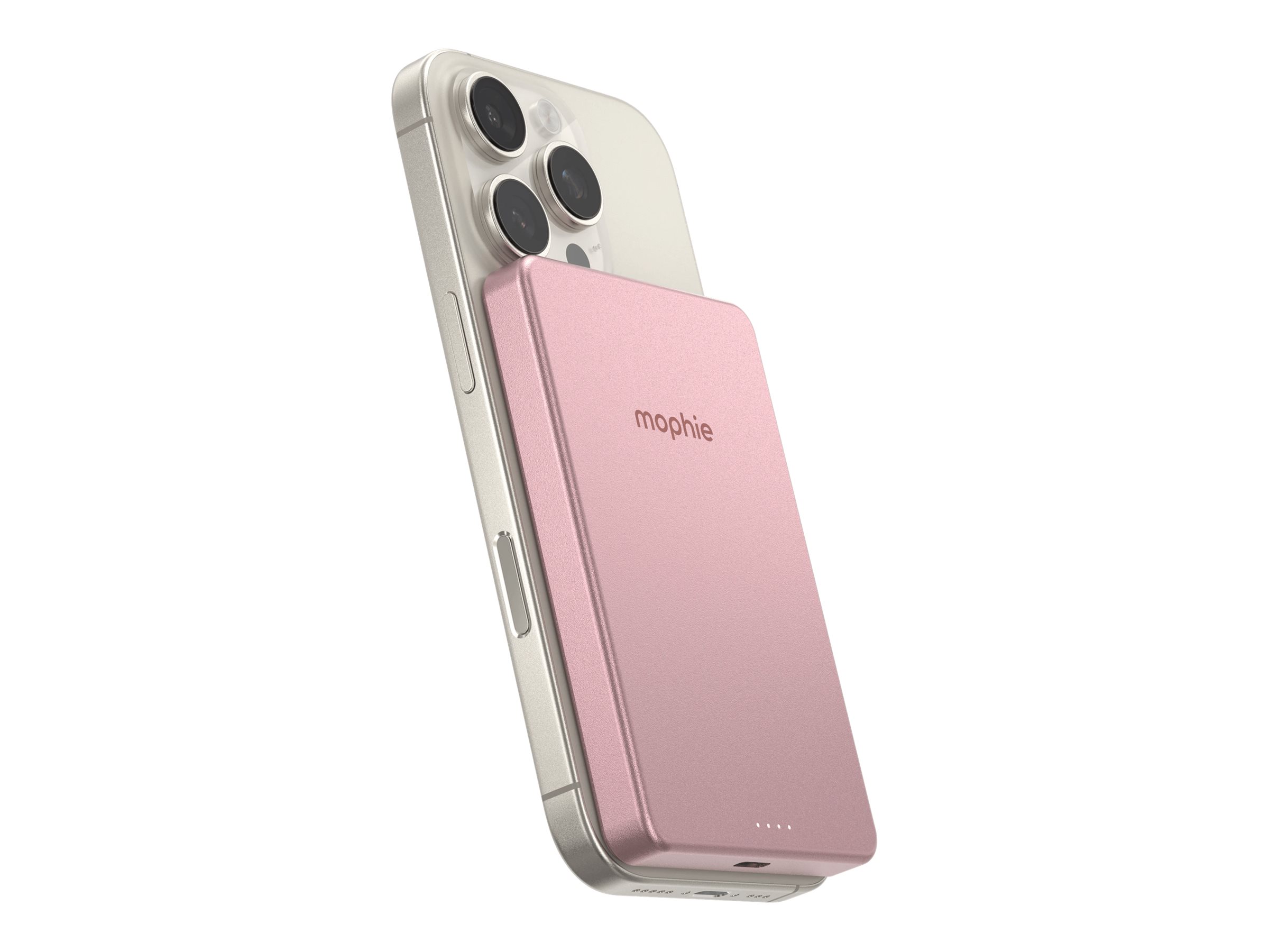 mophie powerstation 5K mag wireless power bank magnetic ultra slim USB-C 20 Product shot Left-angle 79900