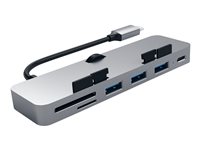 Satechi Aluminum Type-C Clamp Hub Pro Hub 4 porte USB