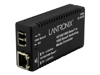 Lantronix M/GE-PSW Series - Convertisseur de média à fibre optique - 1GbE - 1000Base-T, 100Base-TX, 10Base-T, 1000Base-SX 