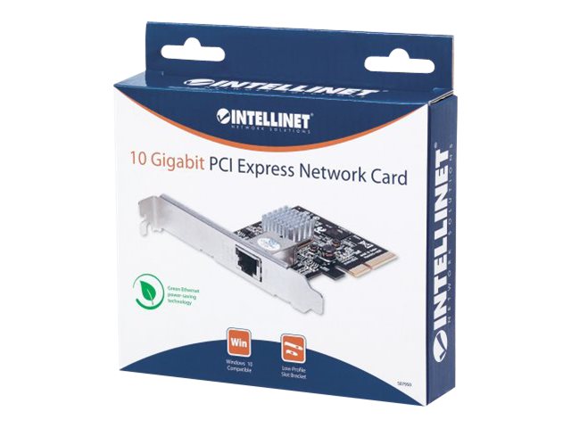 INTELLINET PCI Express Network Card 10 Gigabit 10GBASE-T 5GBASE-T 2.5GBASE-T 1-Port PCI Express 2.0