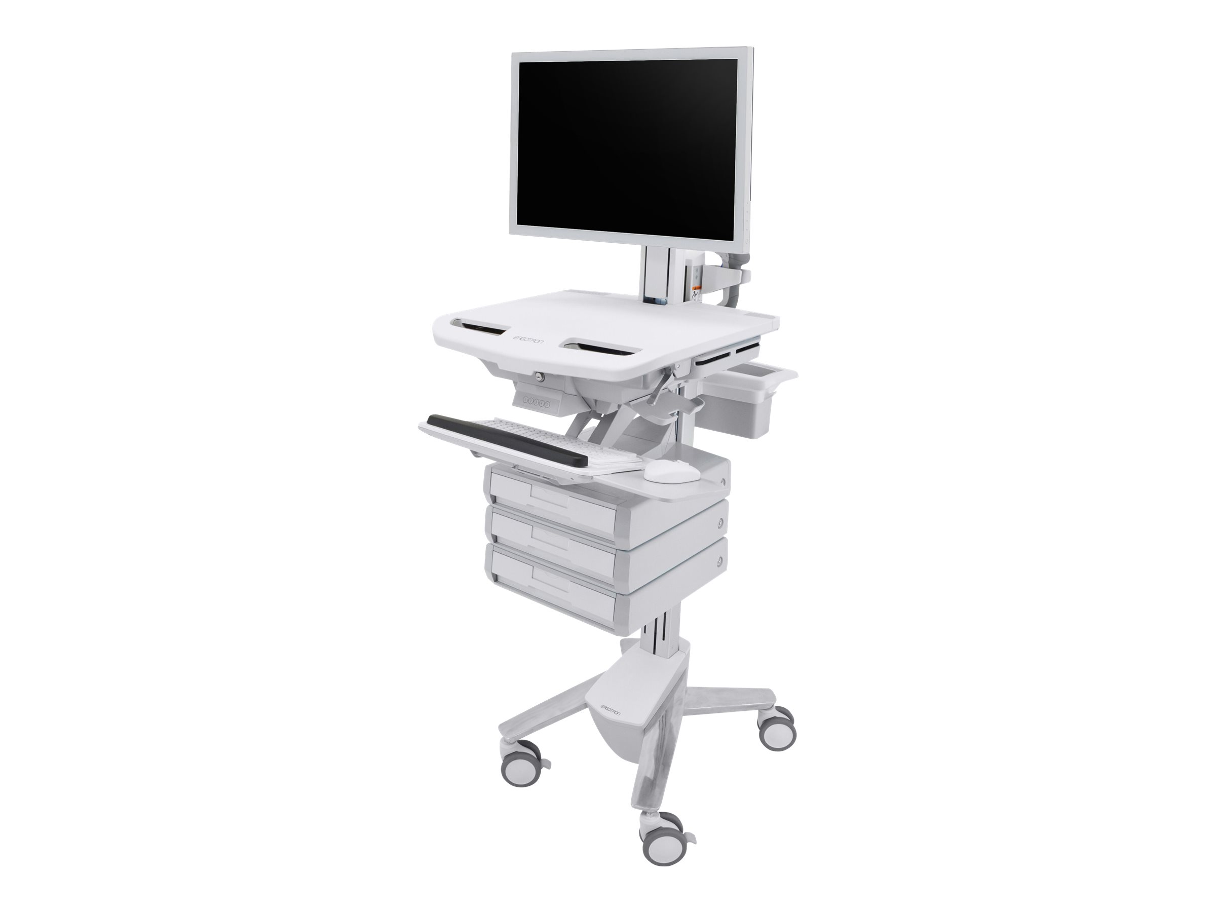 Ergotron StyleView Cart with HD Pivot, 3 Drawers (1x3)