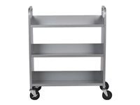 Bretford Duro Trolley 3 shelves steel mustard