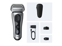 Braun Series 8 8617s Barbermaskine Sort Sølv