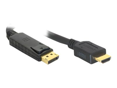 DELOCK Displayport Kabel DP -> HDMI St/St 5.00m schwarz