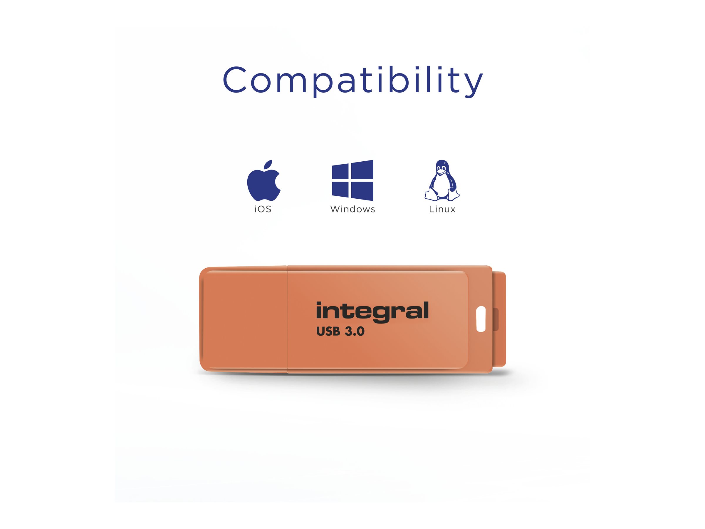An image of Integral Neon - USB flash drive - 64 GB