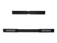 Startech 12U 19" Open Frame Server Rack, 4 Post Adjustable Depth 23-41" Mobile, Free Standing Rolling Network/Computer Equipm