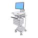 Ergotron StyleView Cart with LCD Pivot, LiFe Powered, 3 Drawers