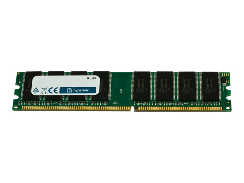 An image of Hypertec Legacy - DDR - module - 512 MB - DIMM 184-PIN - 266 MHz / PC2100 - unbuffered