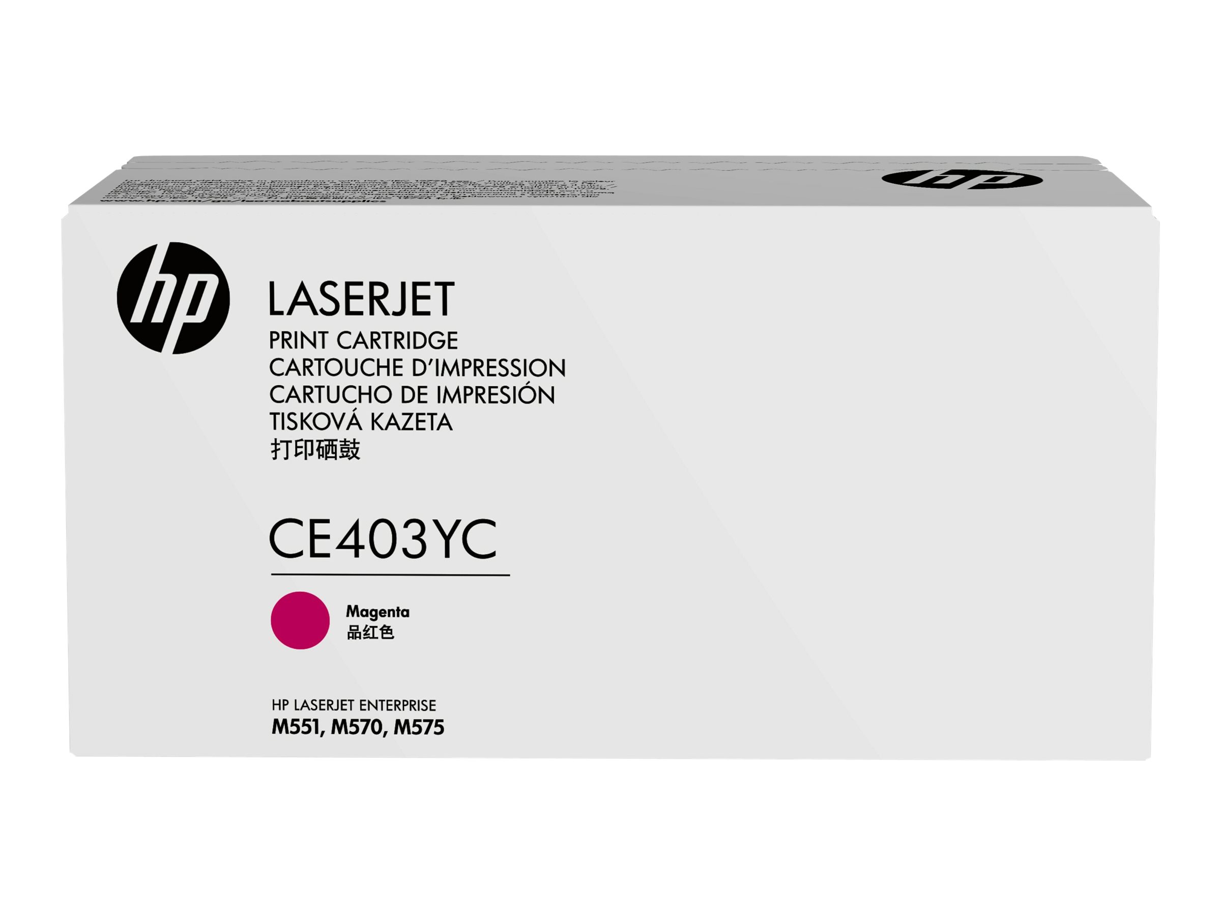 HP 507Y Magenta Opt Contr LJ Toner Cartridge