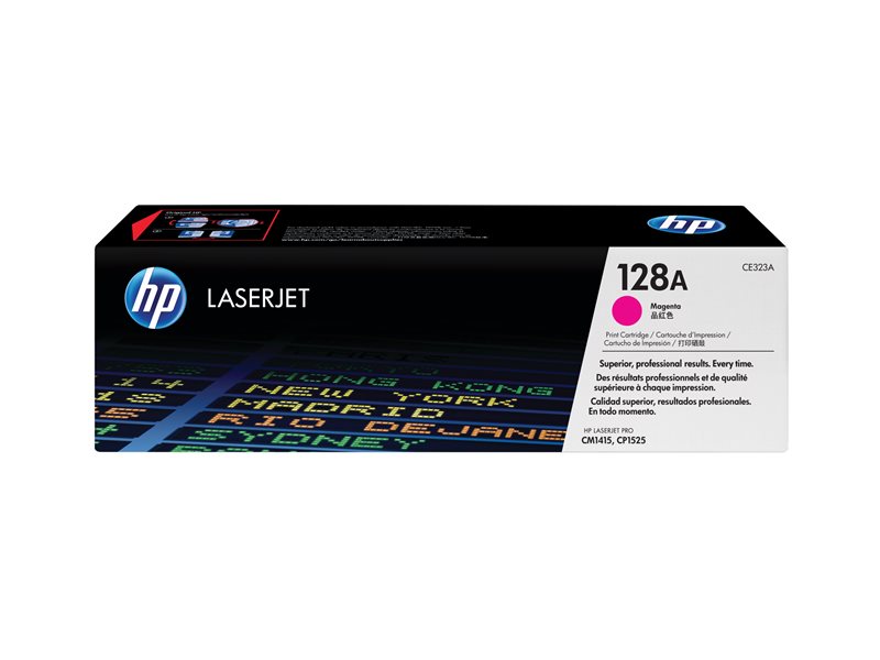 HP 128A Magenta LaserJet Print