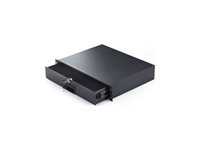 Startech - Tiroir de rangement pour rack - ouvertures de passage de câbles arrière, clés incluses, verrouillable, en acier, capacité de 10 kg - avant 