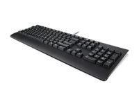 Lenovo Preferred Pro II - Keyboard - full size - USB - QWERTY - Canadian French - black - brown box