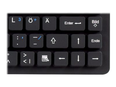 KEYSONIC 28100, Tastaturen Tastaturen Kabelgebunden, 28100 (BILD1)