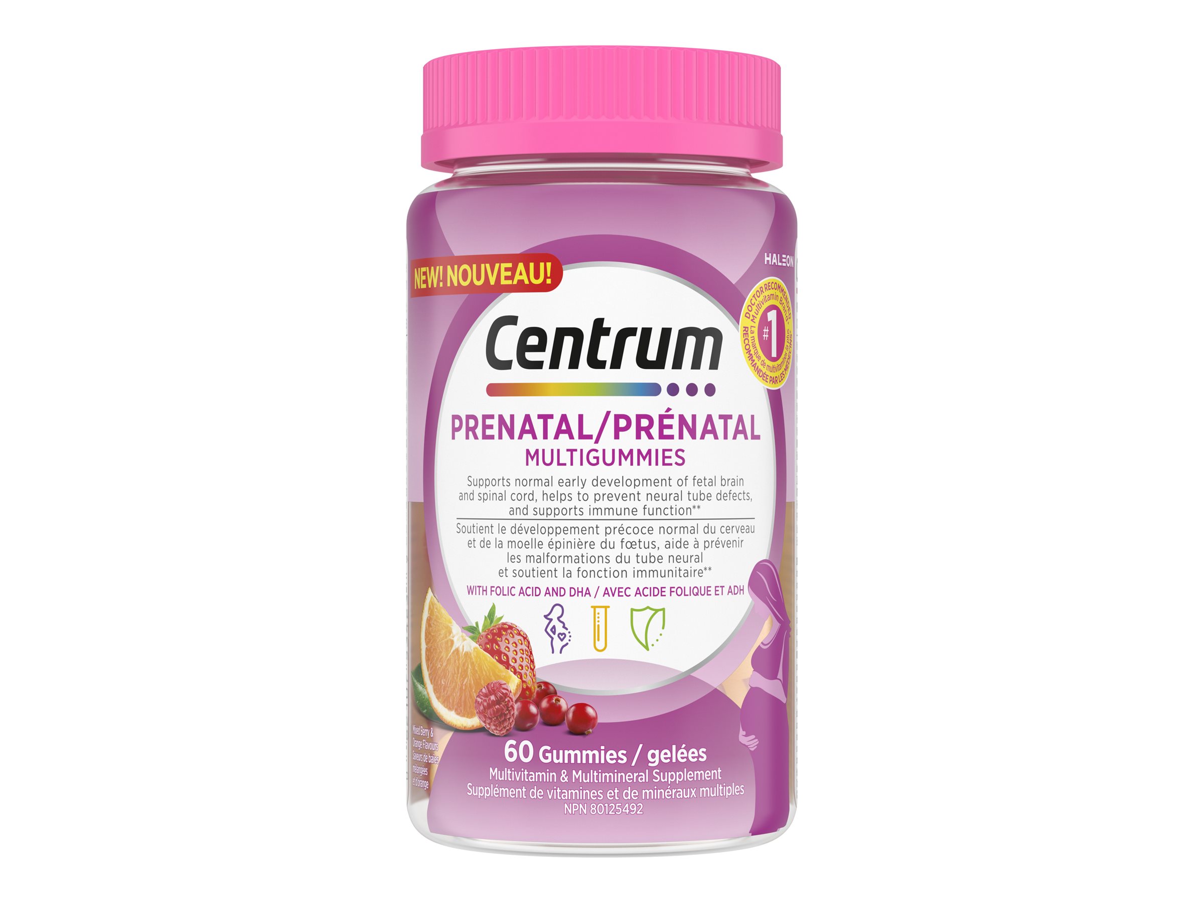 Centrum Prenatal Multivitamin with Mineral Gummies - 60's