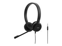 Lenovo Pro Wired Stereo VOIP Headset - Headset - on-ear - wired - black