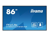 Iiyama Moniteurs 82'' et plus LH8664UHS-B1AG