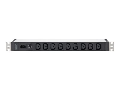 DIGITUS PDU 1U 9xC13 Ausgänge 230V/10A schwarz - DN-95429