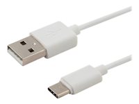 SAVIO USB 2.0 USB Type-C kabel 1m Hvid
