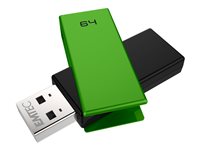 EMTEC C350 Brick 64GB USB 2.0 Grøn