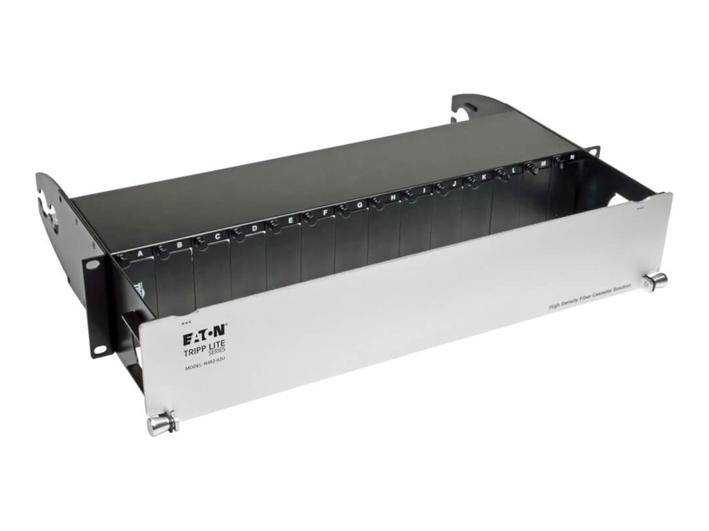 Tripp Lite High Density Rackmount Fiber Enclosure Panel 14 Cassette 2URM