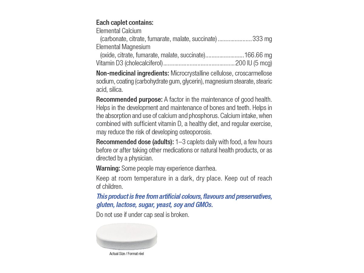 Wellness by London Drugs Calcium & Magnesium with Vitamin D - 180s