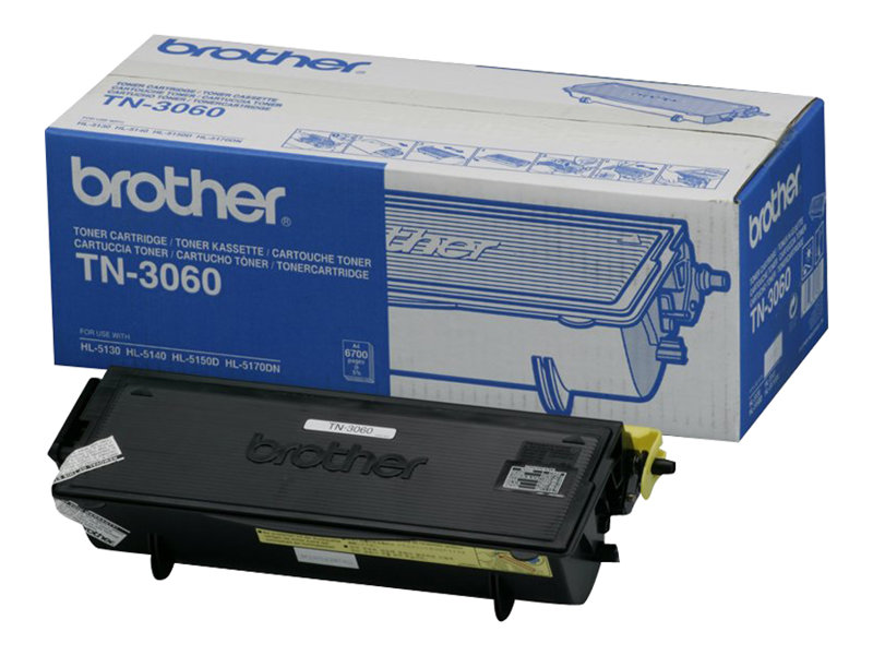 Brother TN3060 black original toner Product shot Right-angle 79550