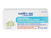 Wellness by London Drugs Ibuprofen Liquid Gel Capsules Extra Strength - 400mg - 50s