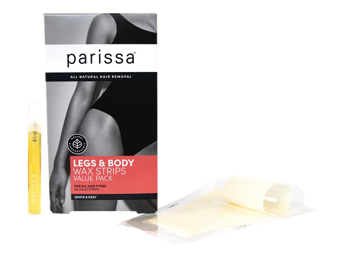 PARISSA WAX STRIPS LEGS&BODY 48'S