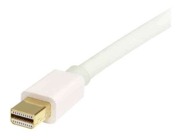 Image of StarTech.com 1m 3 ft White Mini DisplayPort to DisplayPort 1.2 Adapter Cable M/M - DisplayPort 4k with HBR2 support - Mini DP to DP Cable (MDP2DPMM1MW) - DisplayPort cable - 1 m