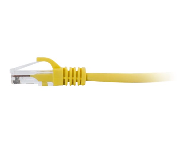 C2g 14ft Cat6a Snagless Unshielded Utp Network Patch Ethernet Cable Yellow Cordon De 6879