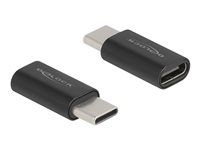 DeLOCK USB 3.2 Gen 2 USB-C adapter Sort