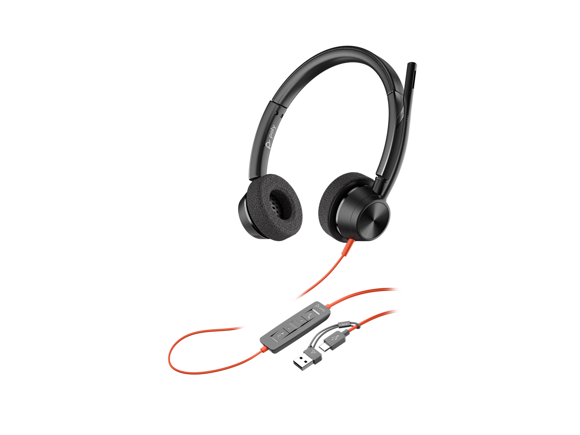 Auriculares Poly Blackwire 3320 USB-C 8X220AA