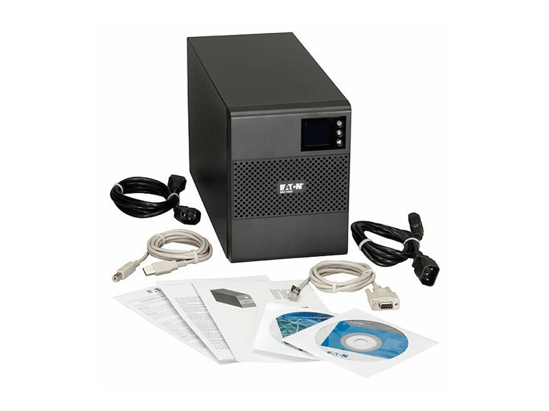 Eaton 5SC 1500i UPS 1050 watt 1500 What's in the box Left-angle 77173