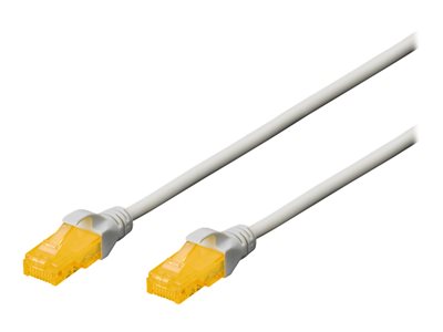 4016032371489 - DIGITUS Patch-Kabel RJ-45 (M) zu RJ-45 (M) 10m Kupfer U UTP Cat 6a grau (DK-1613-A-100)