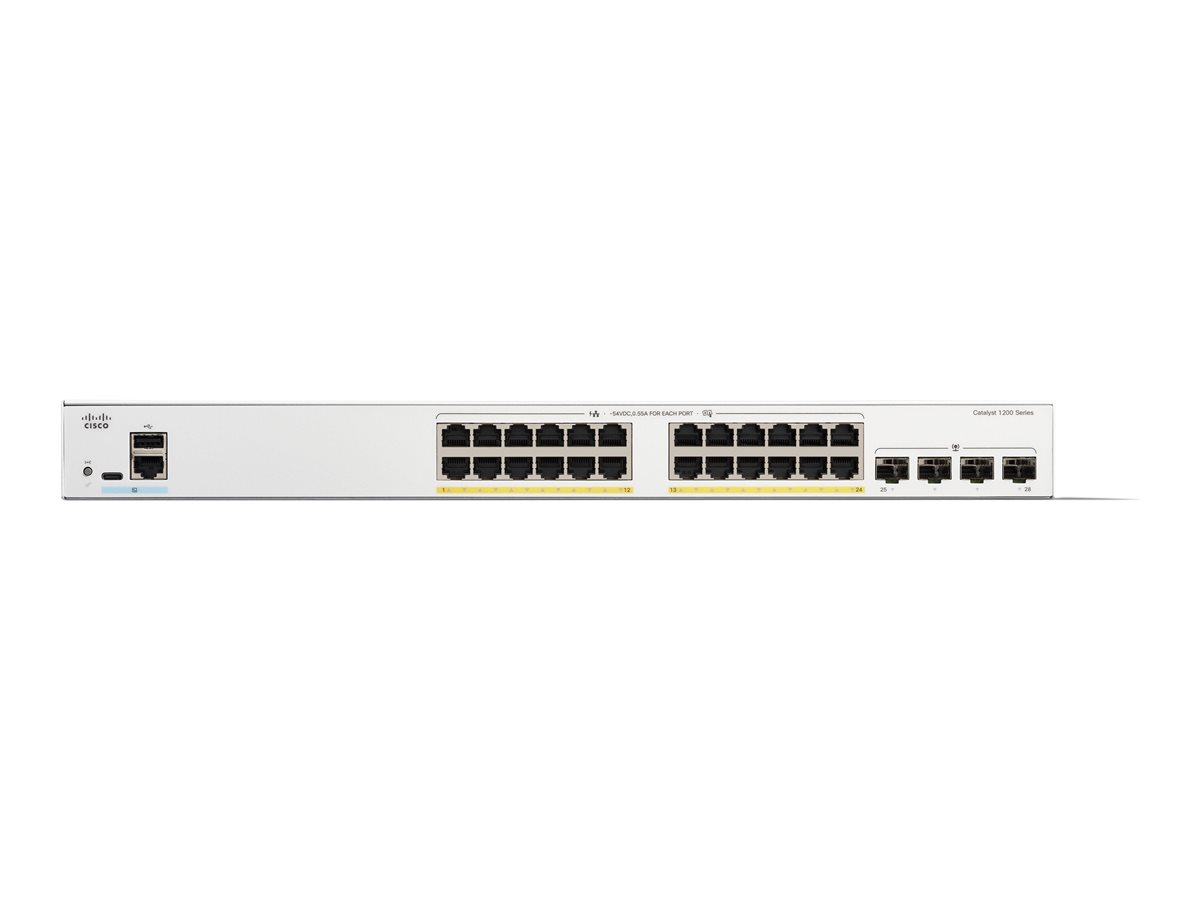 Cisco Catalyst 1200-24P-4G - přepínač - 24 porty - inteligentní - Lze montovat do rozvaděče – foto 2