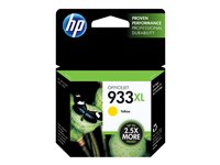 HP 933XL High Yield Officejet Ink Cartridge - Yellow - CN056AN
