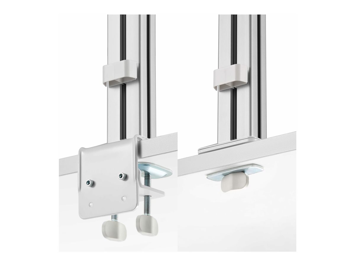 StarTech.com Six-Monitor Desk Mount w/ Crossbar, Up To 32" Screens/17.6lb montážní sada - pro 6 LCD displejů - Sloupec, dvojitý - bílá – foto 6
