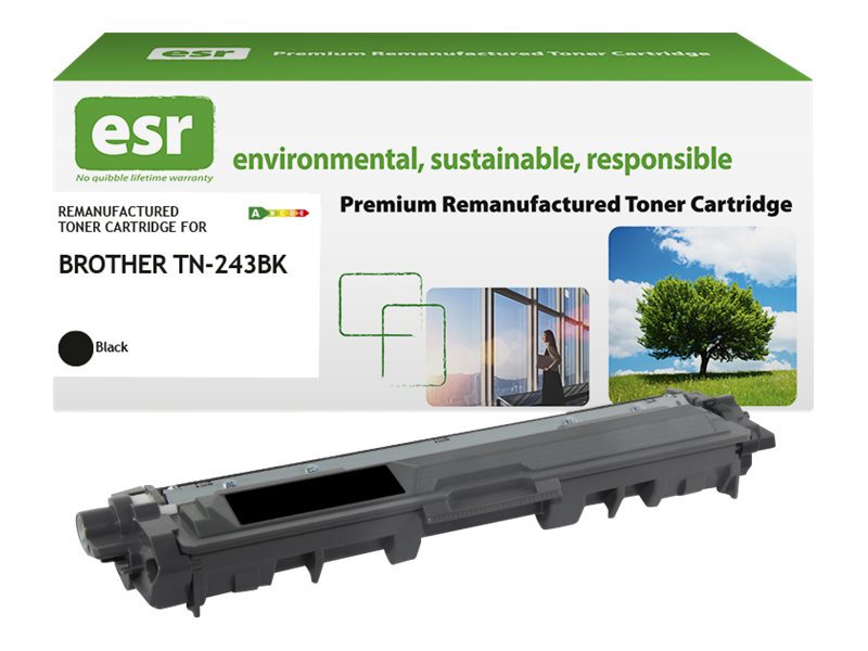 ESR Toner cartridge compatible with Brother TN-243BK black remanufactured 1.000 pages