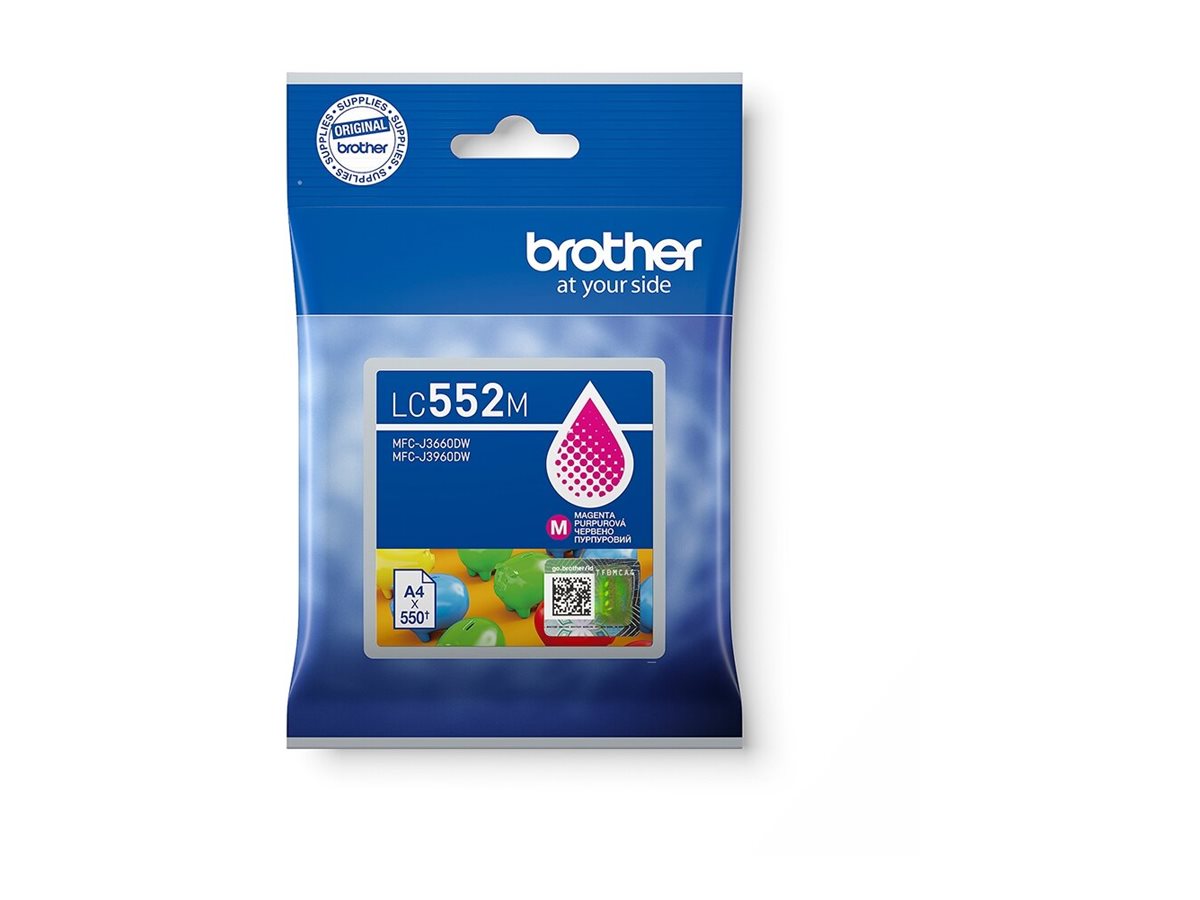 Brother LC552M - purpurová - originální - inkoustová cartridge