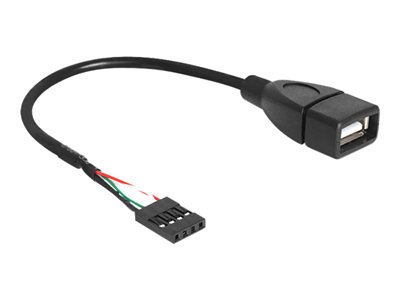 DELOCK USB Kabel Pinheader 4Pin -> A Bu/Bu 0.20m - 83291
